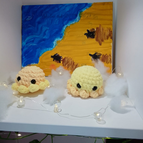 2x mini chobotnička- Emička a Lenička — foto 2