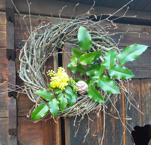 Věnec z proutí průměr cca 29 cm — foto 6