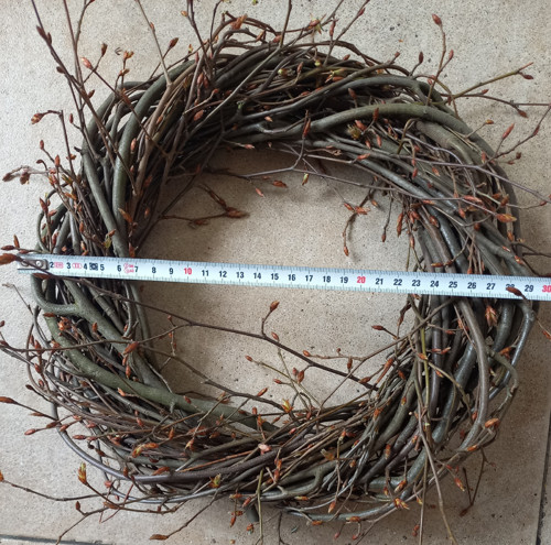Věnec z proutí průměr cca 29 cm — foto 3