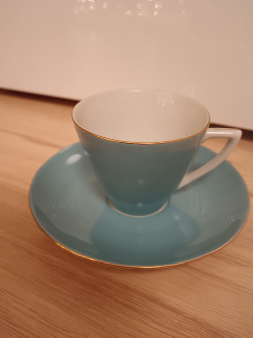 Porcelánový sada hrníčky a podšálky — foto 5