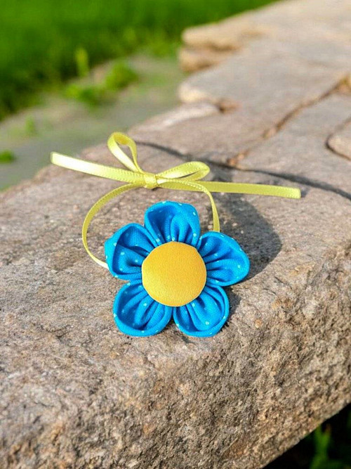 KANZASHI kytička modrá .č.168/5 — foto 5