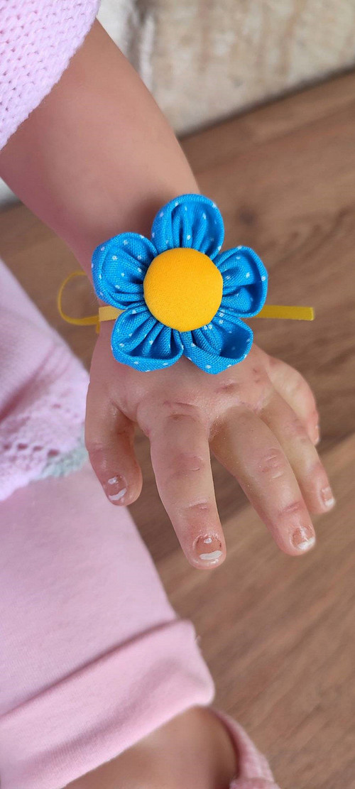 KANZASHI kytička modrá .č.168/5 — foto 2