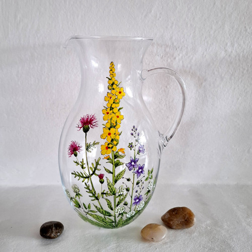 Verbascum - 260 ml - ruční malba — foto 4