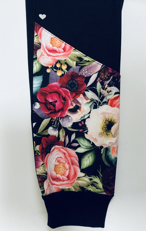 Softshellové kalhoty kytice — foto 3