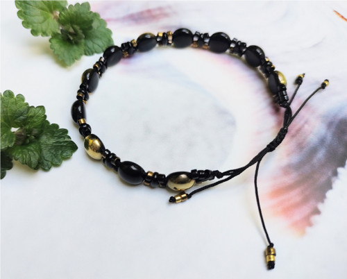 Náramek Bubble black &gold — foto 4