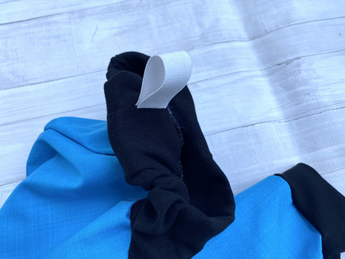 Softshell kalhoty Vláčky/tyrkys JARO — foto 3