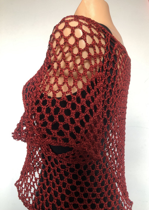 Háčkovaný crop topík — foto 3
