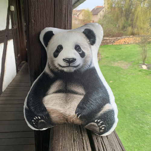 Polštář 3D - Panda menší — foto 3