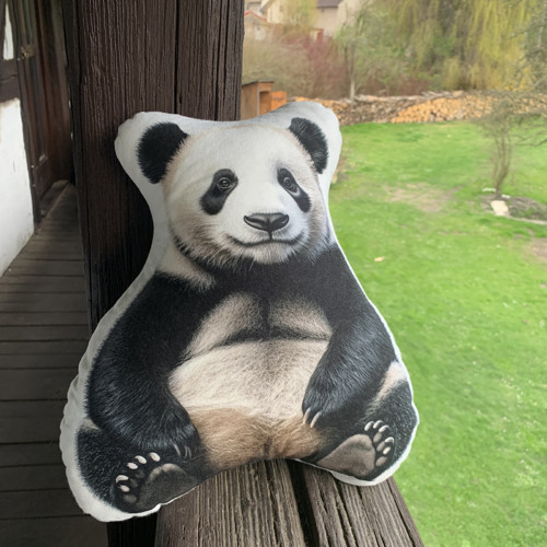 Polštář 3D - Panda menší — foto 2