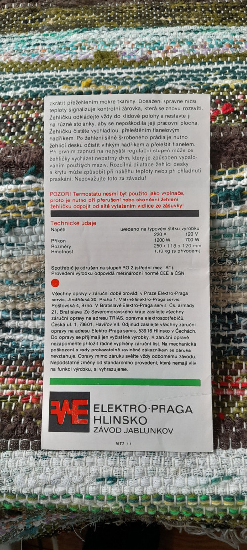 Elektrické žehličky — foto 2