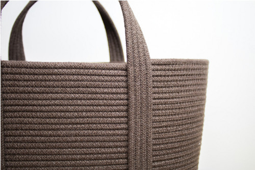 Kabelka SHOPPER čokoládová — foto 3