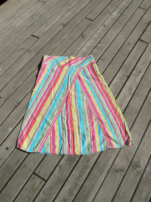 Pruhovaná lněná... — foto 3