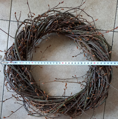 Věnec z proutí průměr cca 37 cm — foto 4