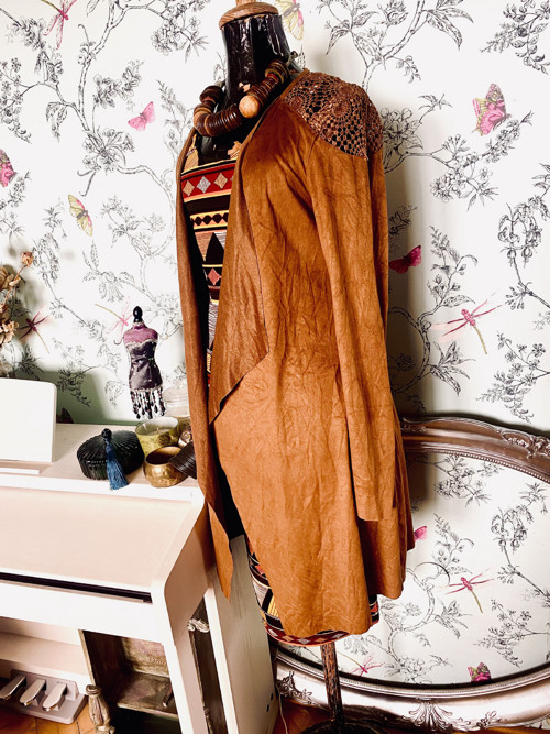 Kardigan boho hippie indiánský — foto 3