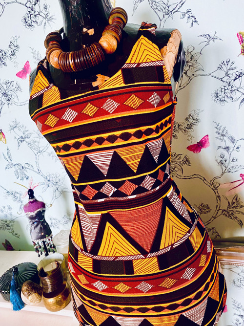 Šaty boho, vzory aztécké — foto 2