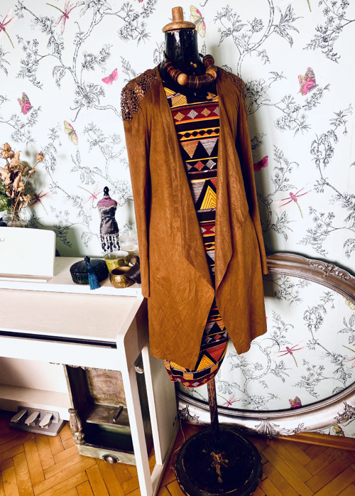 Kardigan boho hippie indiánský — foto 4