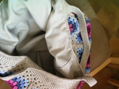 Háčkovaná kabelka Granny square/čtvercová IV — foto 3
