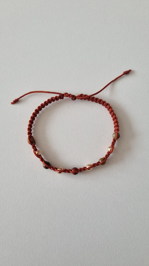 Jarní náramek s Red Jasper & Hematitem — foto 2