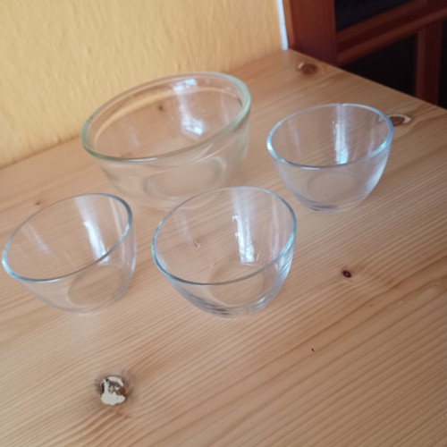Retro skleněné misky — foto 2