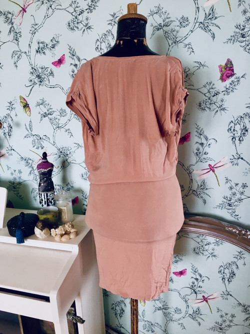 Šaty powder pink v hedvábí — foto 6