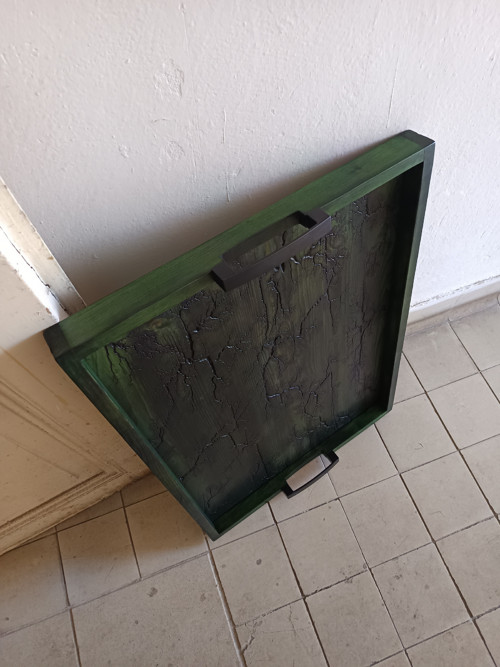 Velký dřevěný podnos — foto 4