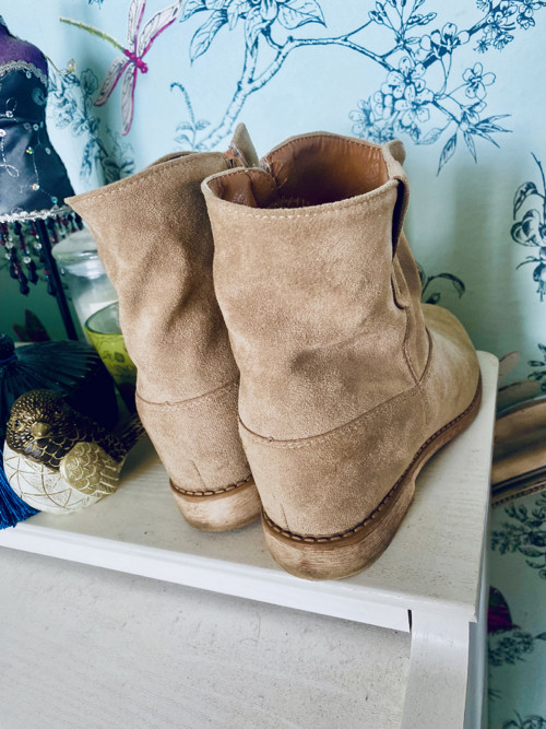 Luxusní italské boty boho kožené — foto 4