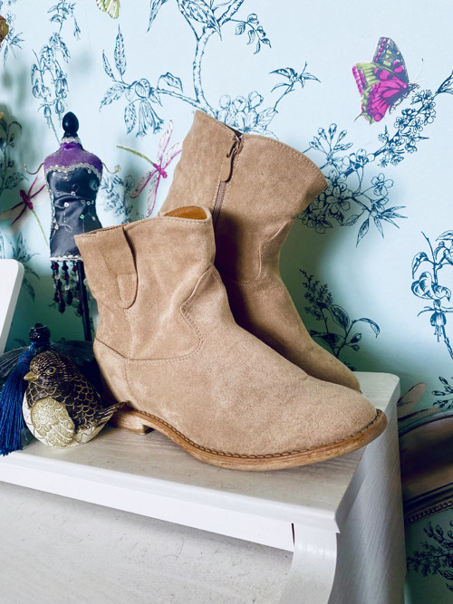 Luxusní italské boty boho kožené — foto 5