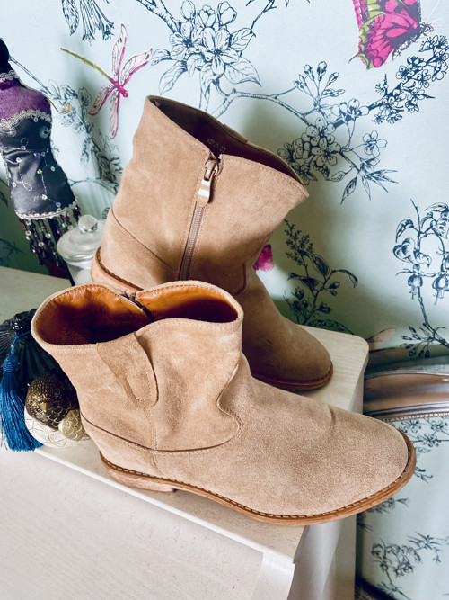 Luxusní italské boty boho kožené — foto 3