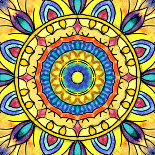 Mandala - obraz na platně 60x60 cm — foto 3