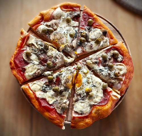 Dubový talíř na pizzu — foto 4