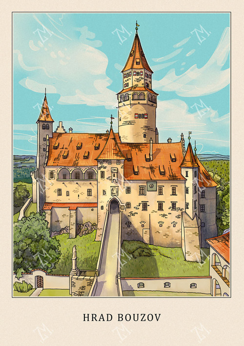 Obrázek A3. Hrad Bouzov — foto 2