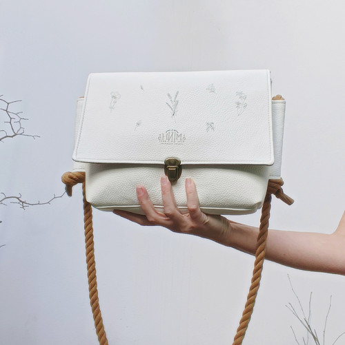 WHITE bag engraved — foto 3