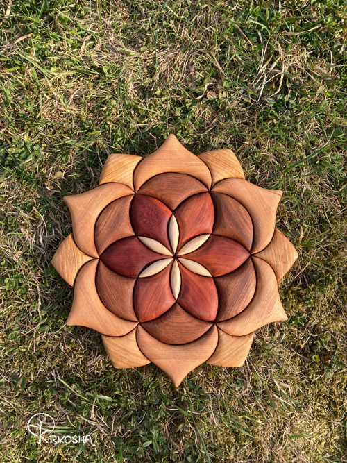 Dřevěná mandala — foto 3