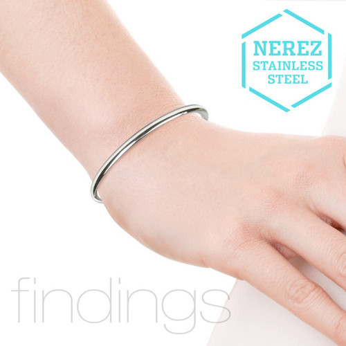 Náramek CUFF bangle / Nerez OCEL / 1kus — foto 2