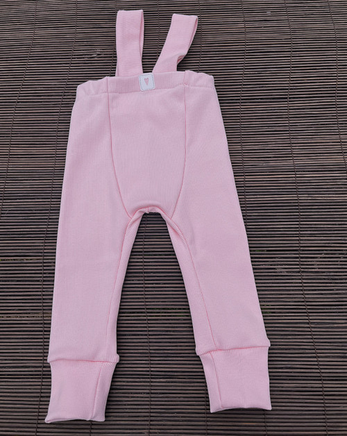 Žebrované tepláčky PINK — foto 2