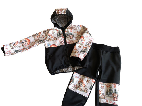 Softshell bunda dětská Zvířátka JARO — foto 2