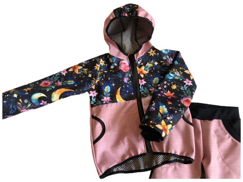 Softshell bunda dětská Noční zahrada JARO — foto 2