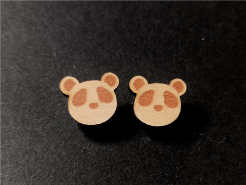 Naušnice panda — foto 4