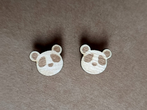 Naušnice panda — foto 2