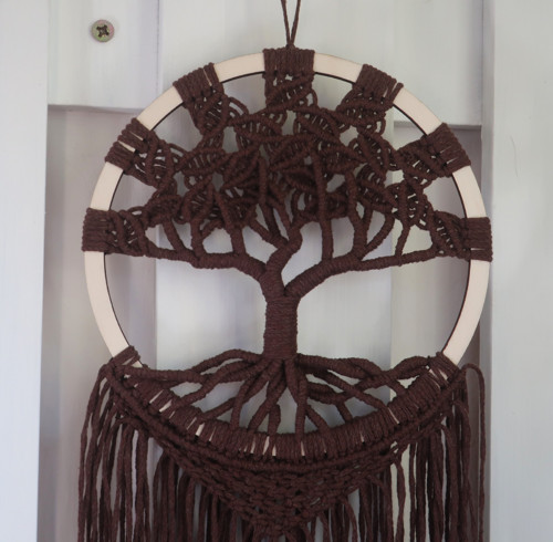 Strom života macramé — foto 3