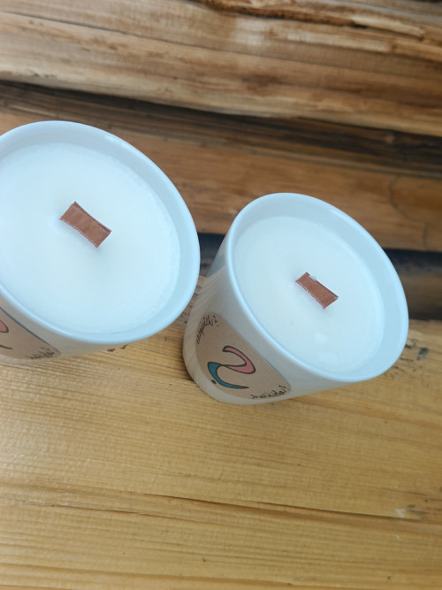 Sójová svíčka – Odhalení pohlaví - HOLČIČKA — foto 2