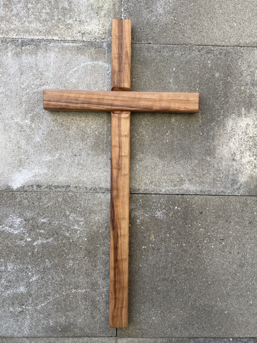 Kříž 50 cm s vrypy č.100 — foto 5