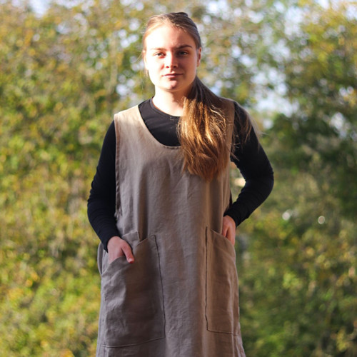 Lněná zástěra tělová — foto 3