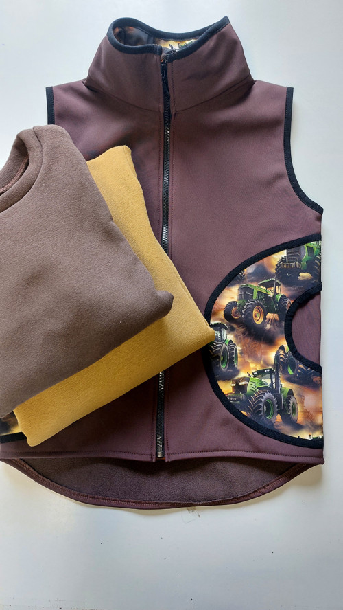 Dětská vesta, softshell v.122 — foto 6