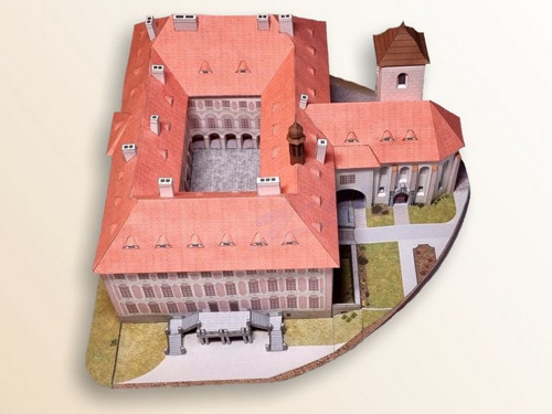 Papírový model zámku Libochovice — foto 4