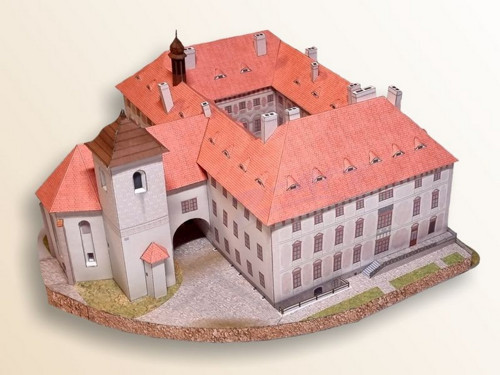 Papírový model zámku Libochovice — foto 3