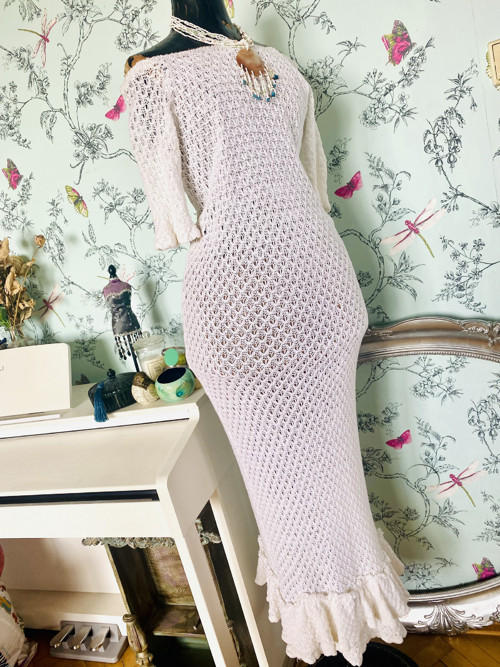 Šaty pletené noblesní — foto 3