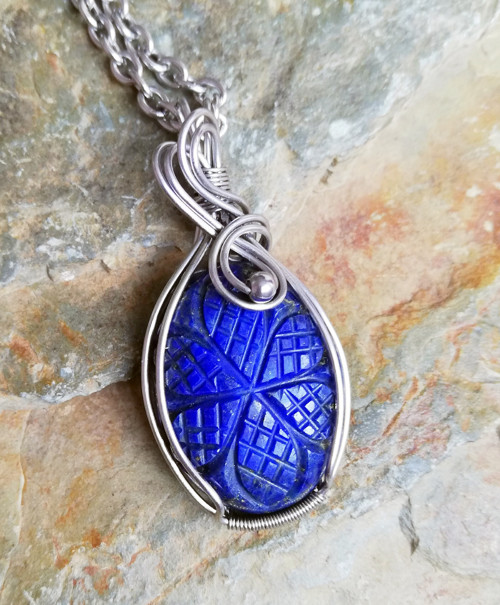 "Modrý květ" - Lapis lazuli — foto 2
