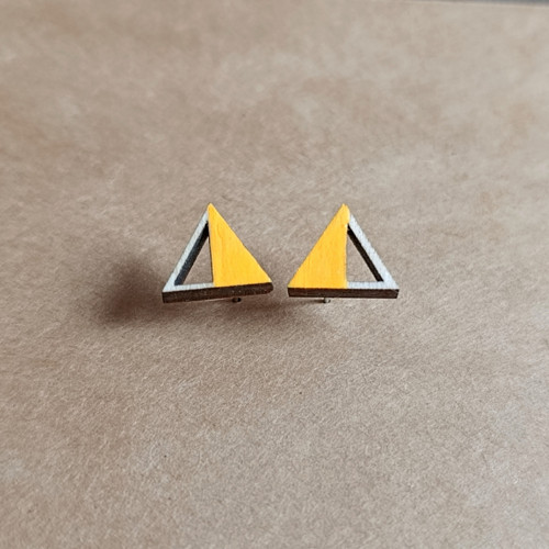 Naušnice triangl — foto 3