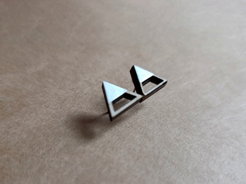 Naušnice triangl — foto 3